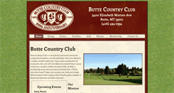 Desktop Screenshot of buttecountryclub.org