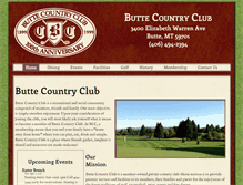 Tablet Screenshot of buttecountryclub.org